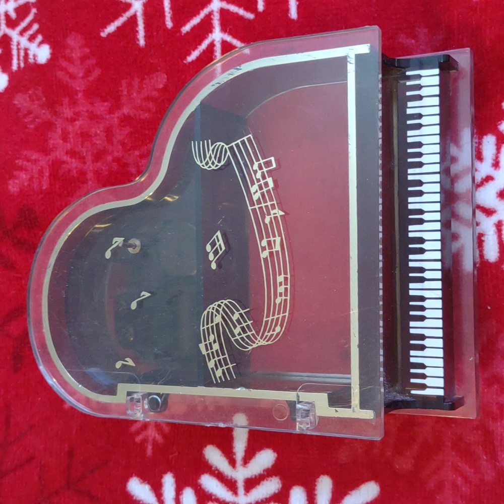 Vintage Piano Jewelry/Music Box - Picture 2 of 7